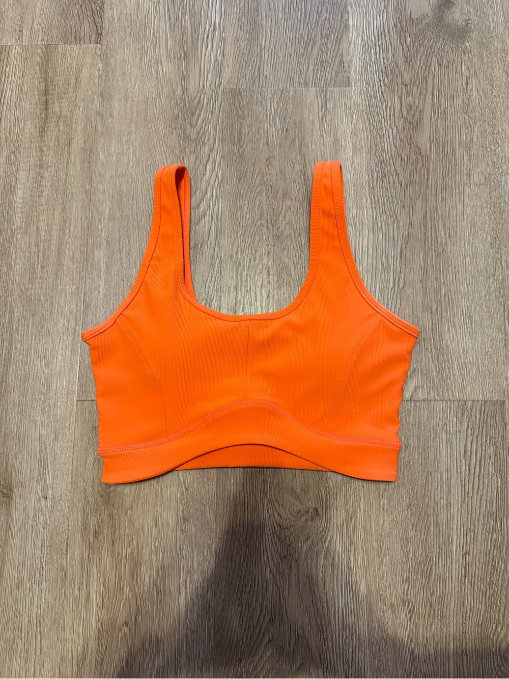 Wilo The Label Scoop-Neck Orange Sports Bra